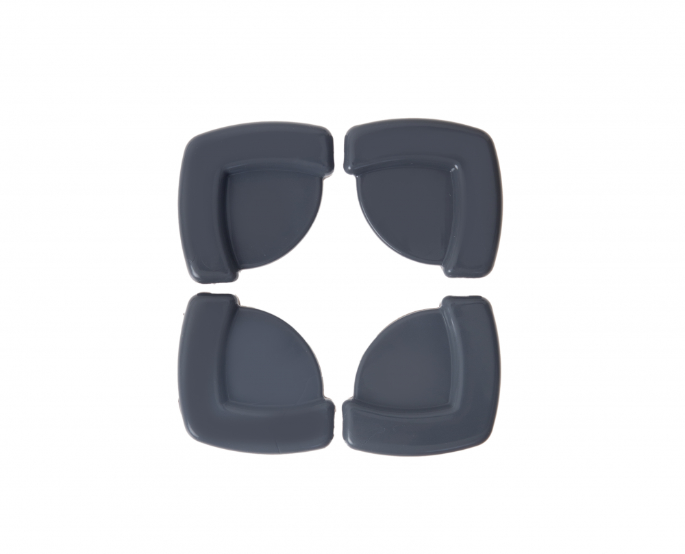 Set 4 Protectii Colturi BabyJem Antracit - imagine 3
