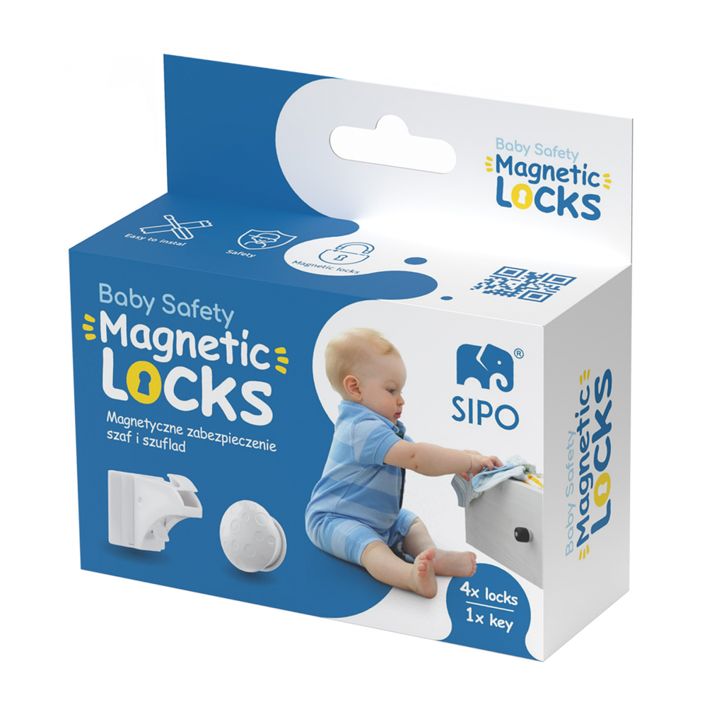 Set 4 Protectii Magnetice Sipo, Siguranta Sertare - imagine 7