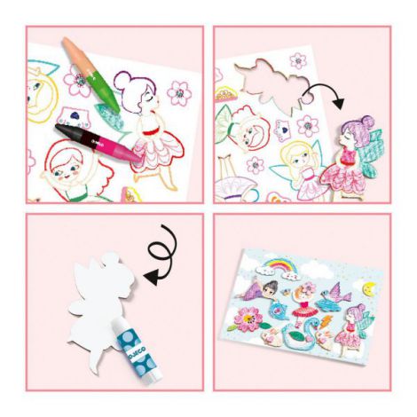 Atelier Creativ Djeco - Lume pentru Fete - imagine 4