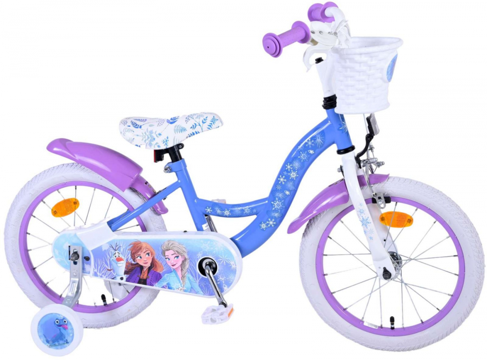 Bicicleta EL Disney Frozen 16 inch cu accesorii - imagine 6