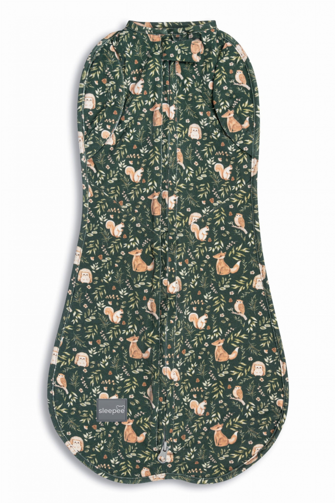 Swaddle Nor Pufos + Caciulita - Somn Linistit Bebe - imagine 4