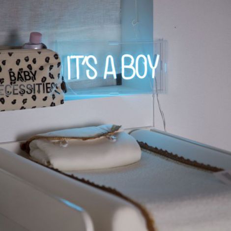 Caseta Neon Childhome Albastru | Decor Copil - imagine 3