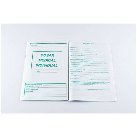 Dosar Medical Individual A5 - Coperta Carton