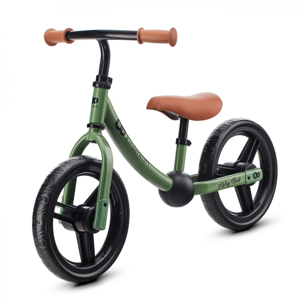 Bicicleta Kinderkraft 2Way Next Light Green | De la 2 ani - imagine 5