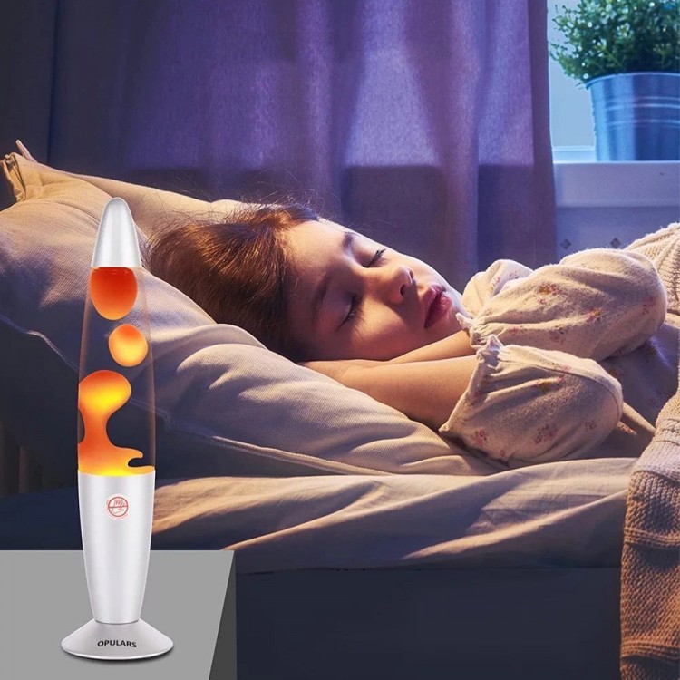 Lampa Lava Orange Procart 41cm | Decor Modern