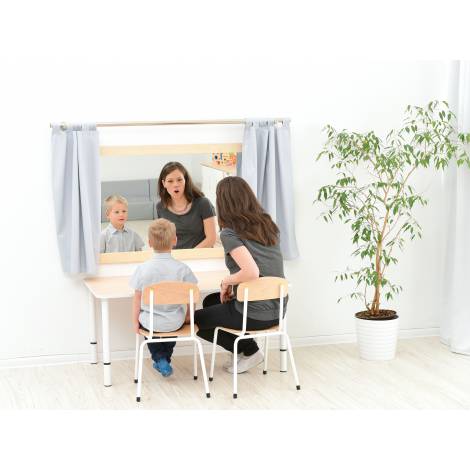 Perdele Oglindă Moje Bambino Bumbac, Set 2 Bucăți - imagine 4