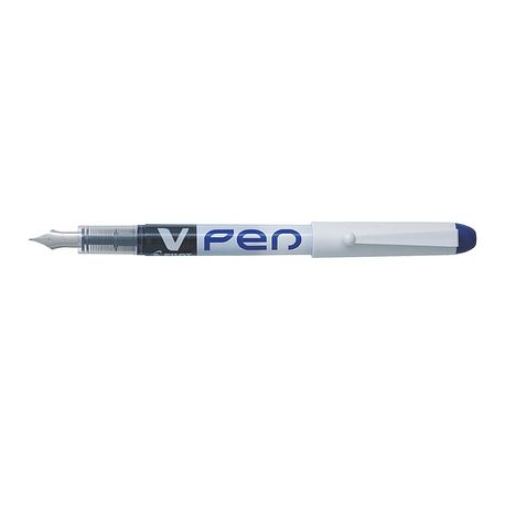 Stilou Pilot V-Pen Erasable, vârf mediu, albastru