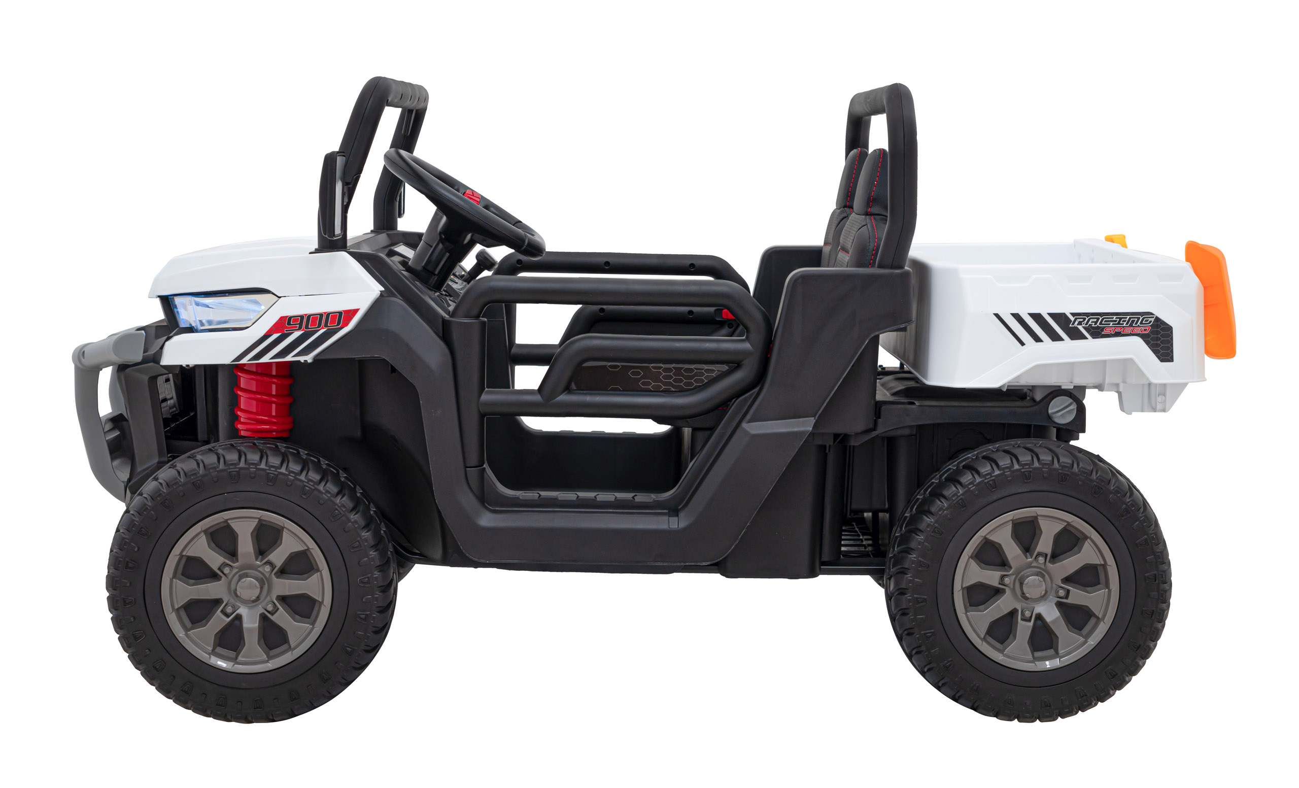 Masinuta Electrica 4x4 Pick Up Alb | Autokids - imagine 3