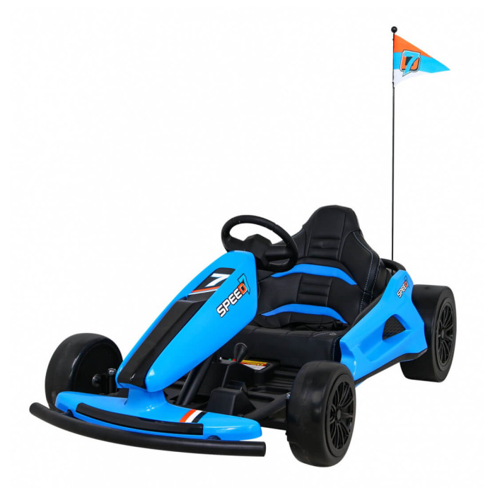 Kart Electric Drift King 24V Albastru Autokids