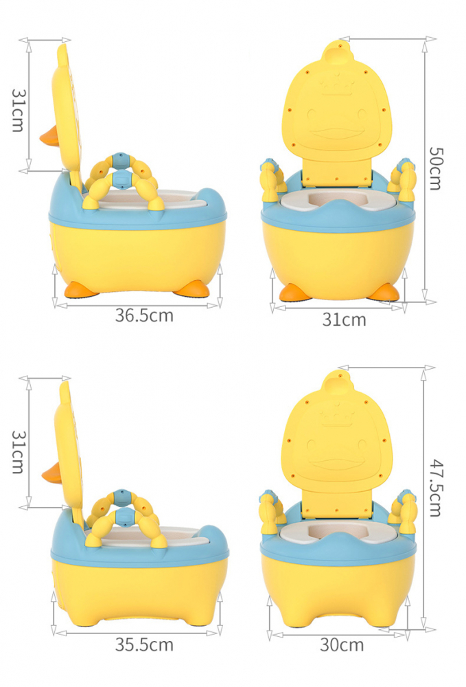 Olita Little Mom Yellow Duck cu Manere și Colac - imagine 7