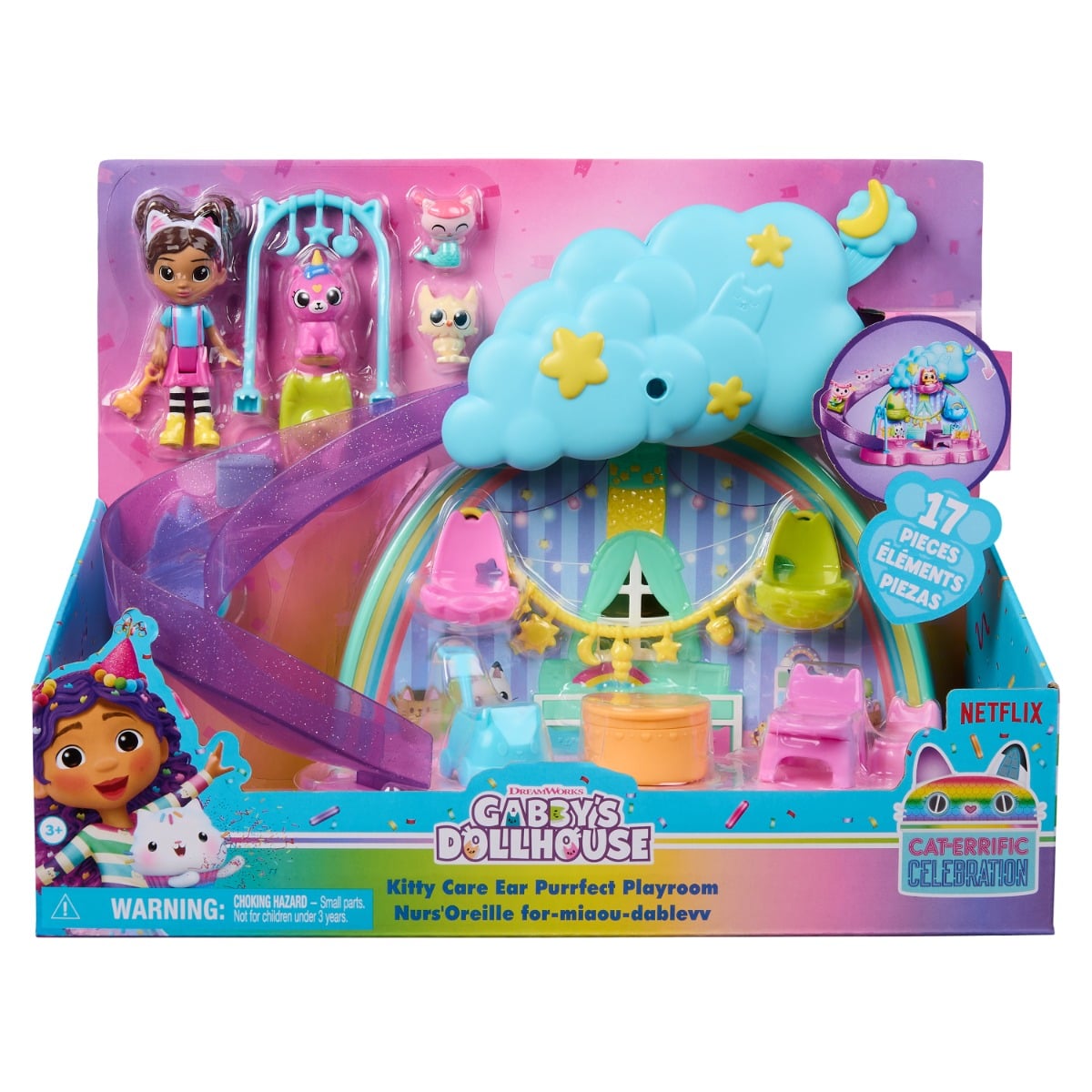Set Cameră Joacă Gabby's Dollhouse Kitty Care