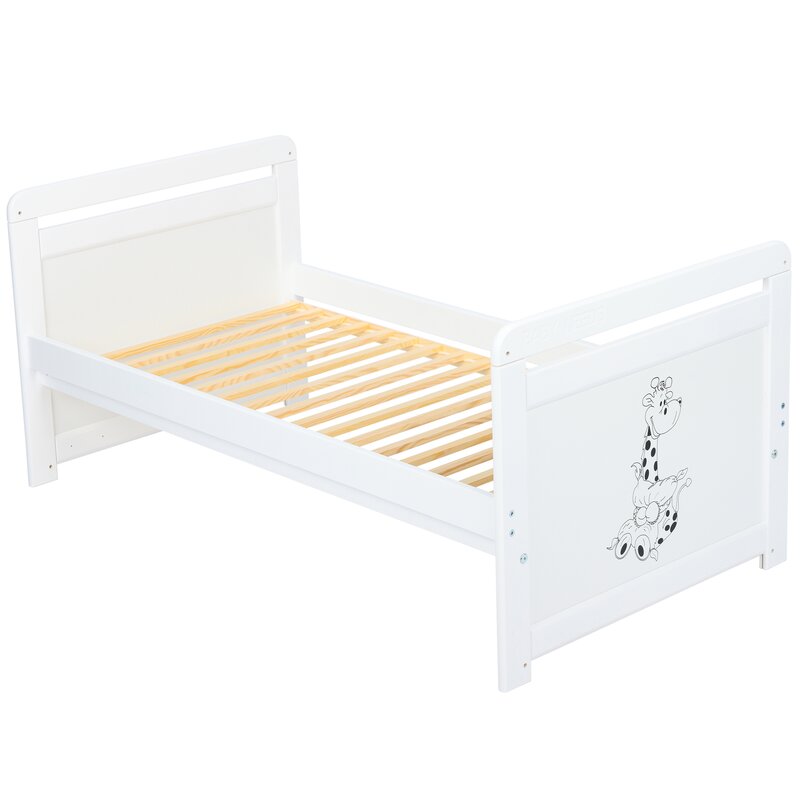 Pătuț multifuncțional Babyneeds Nadia II Alb 120x60 cm - imagine 2