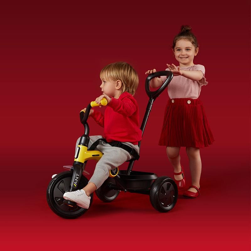 Tricicleta Qplay Ant Plus Verde, Pliabilă, 2-5 Ani - imagine 3