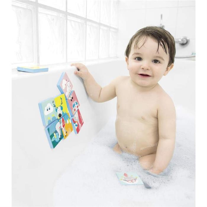Badabulle Puzzle baie 9 piese - Jucarie educativa - imagine 4