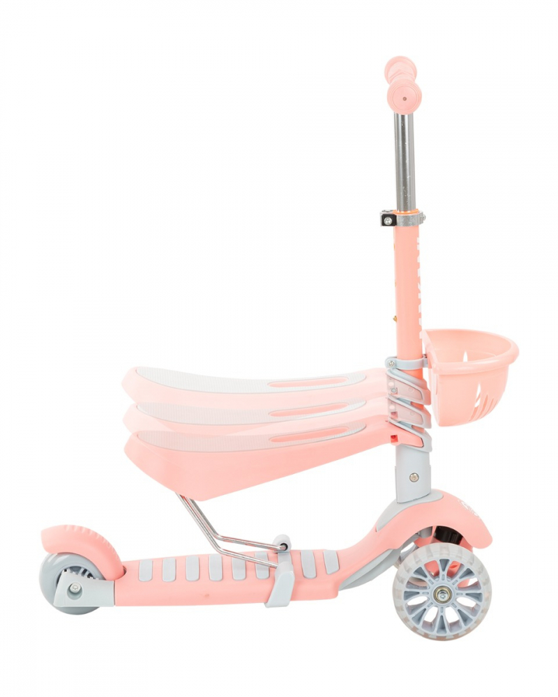 Trotineta KikkaBoo BonBon 4in1 Candy Pink, Roz - imagine 8