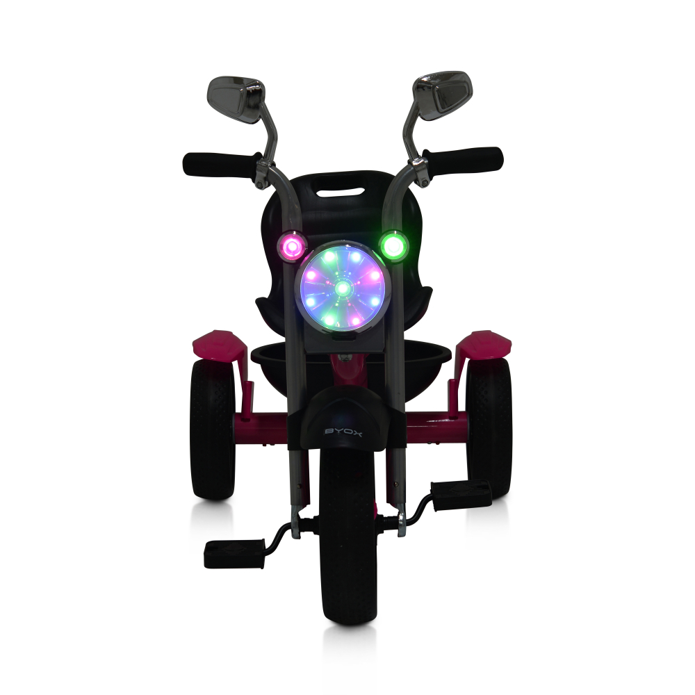Byox Retro Pink - Tricicleta copii cu accesorii