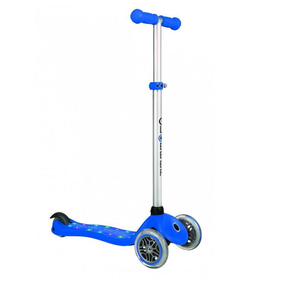 Trotineta Primo Starlight Albastră, cu LED și Ghidon Reglabil - imagine 8
