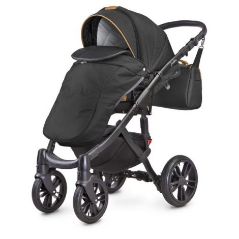 Carucior Camini FRONTERA 2in1 Negru - Multifuncțional - imagine 3