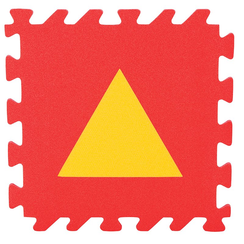Covoraș Puzzle Pilsan, 9 piese, Spumă, Forme Geometrice - imagine 2
