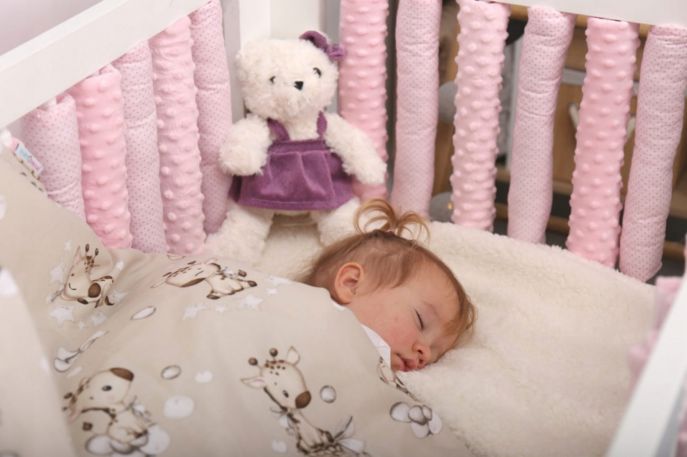 Protectii Patut BabyMam 100% Bumbac Siguranta Maxima - imagine 2