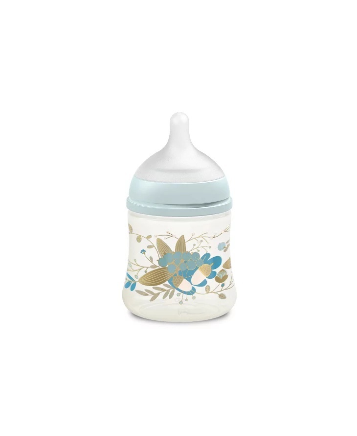 Biberon Suavinex SX Pro 150ml, Tetină Fiziologică, Blue Gold