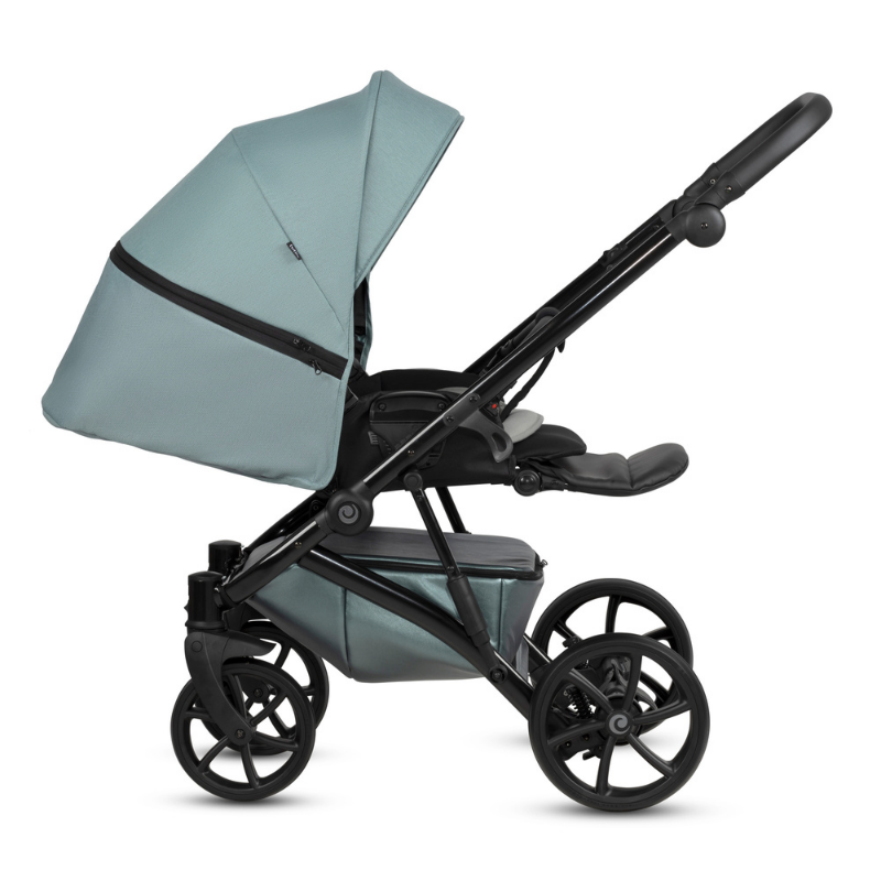 Carucior 2in1 Tutis Viva 5+ Turquoise Piele Ecologica - imagine 2