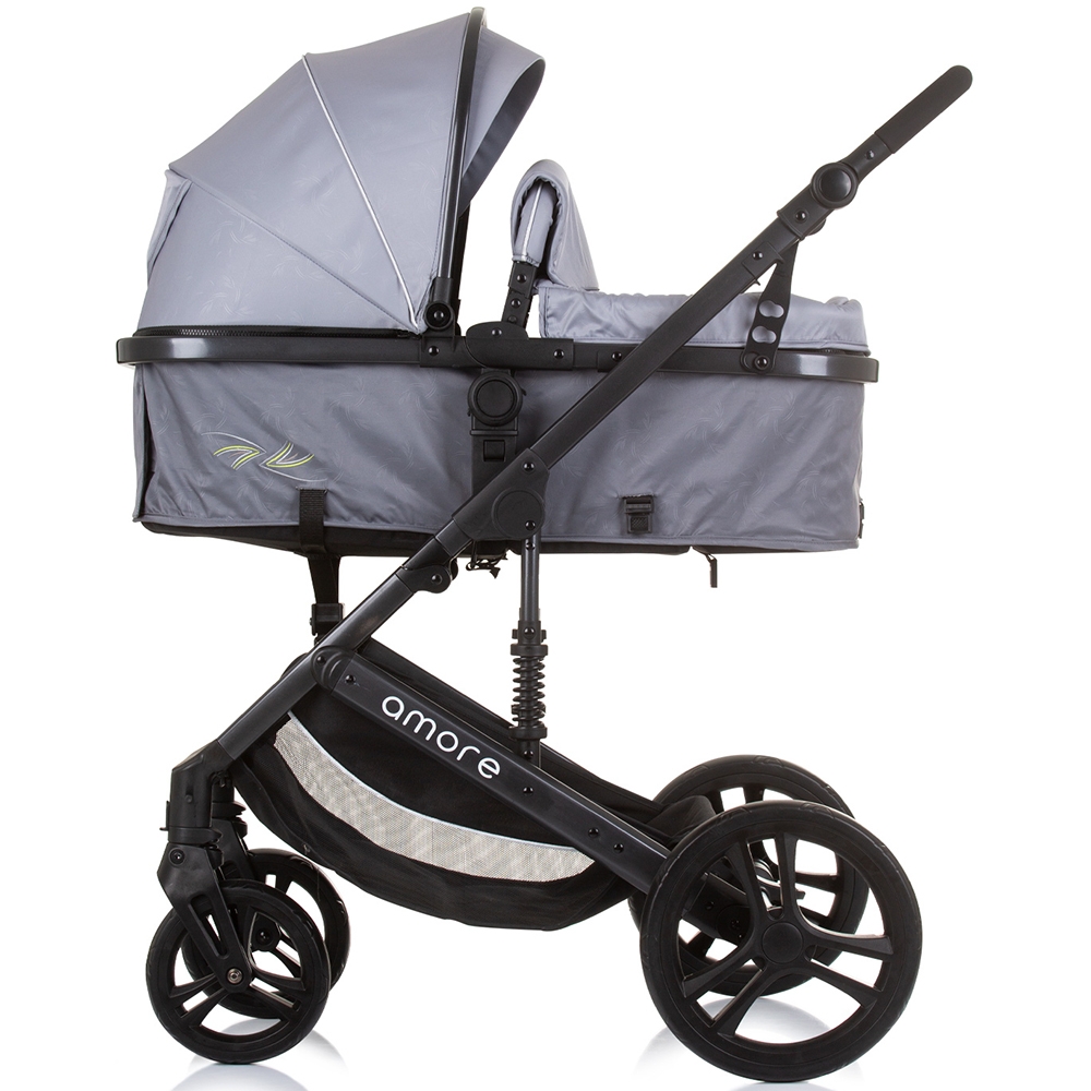 Carucior Chipolino Amore 2 in 1 Ash Grey, 0-22 kg - imagine 6