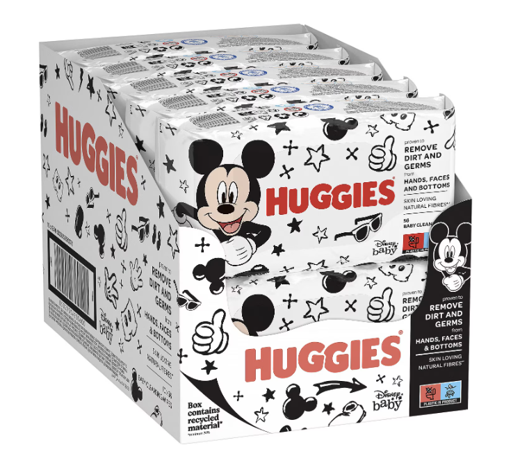 Servetele umede Huggies Mickey Mouse 10 pachete - imagine 6