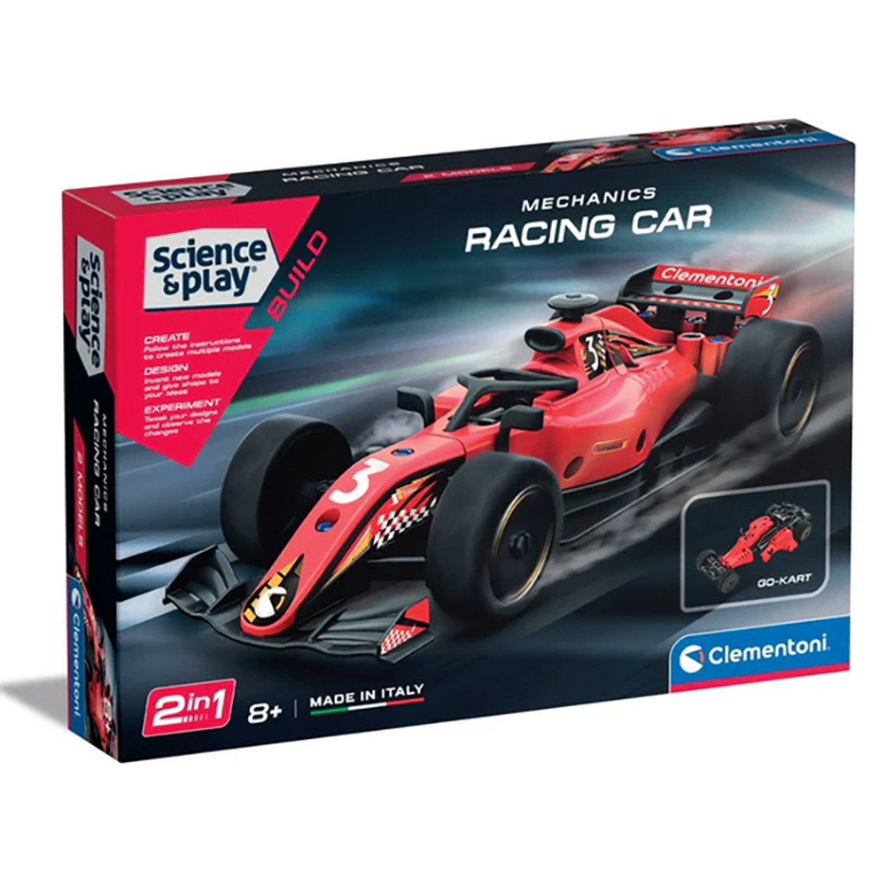 Kit Constructie 2 in 1 Clementoni Racing Car