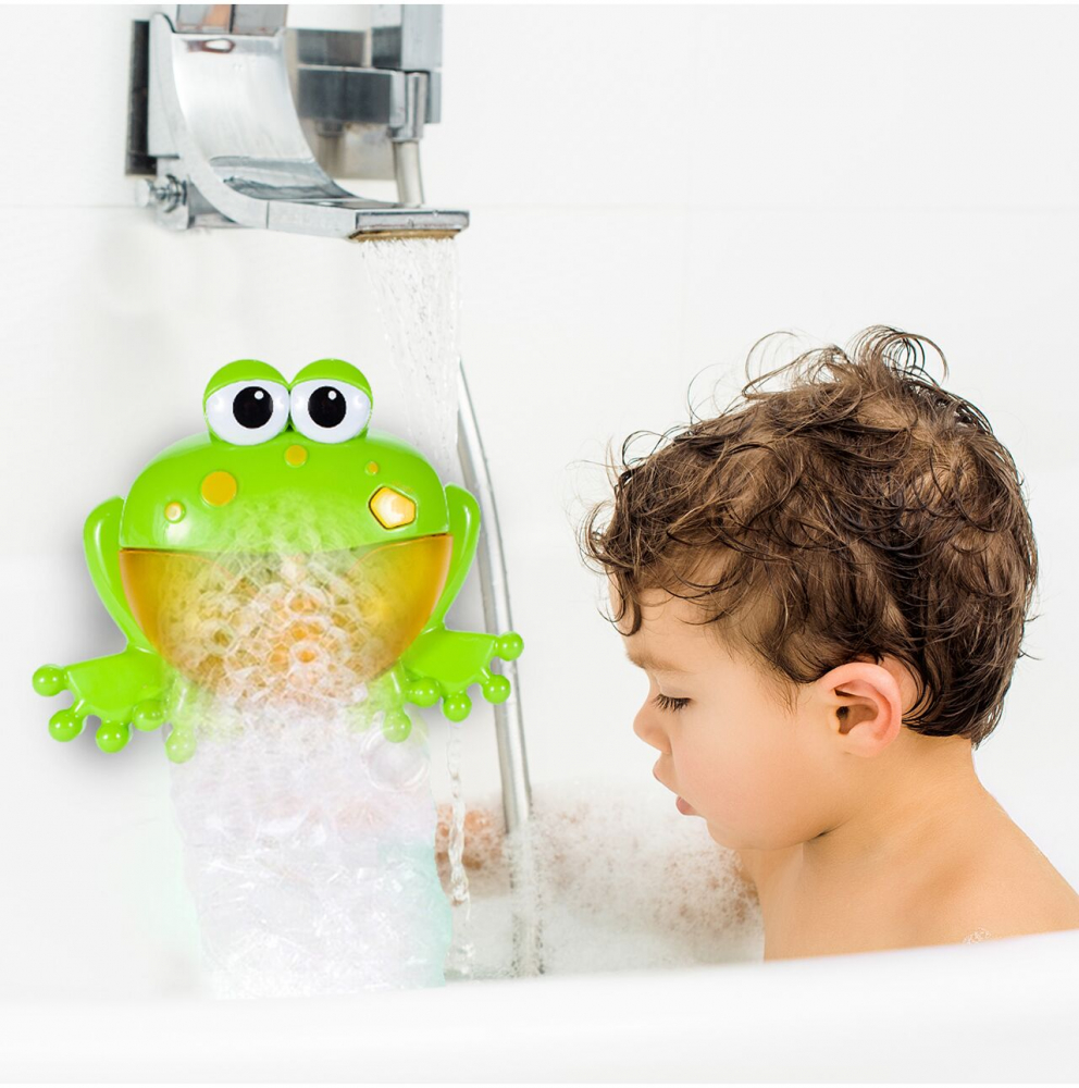 MalPlay Bubble Frog: Jucarie baie cu lumini si spuma - imagine 3