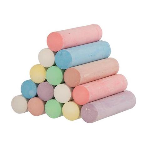 Set 15 Crete Colorate Goki pentru Desen pe Asfalt - imagine 3