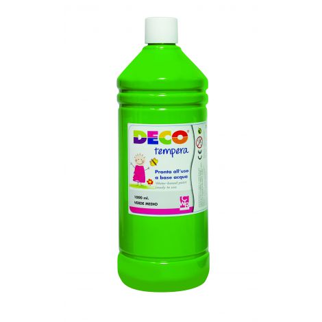 Tempera Cwr 1000ml Verde Deschis, Lavabilă