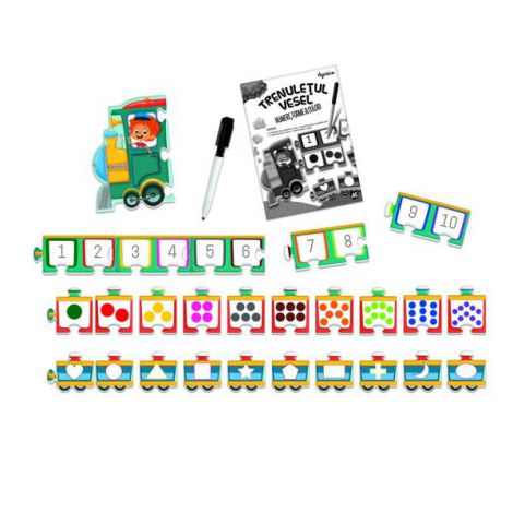 Clementoni Trenuletul Vesel Educativ 3-6 Ani - imagine 2