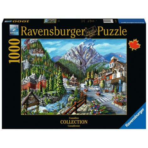Puzzle Orasul Banff, 1000 Piese - Ravensburger
