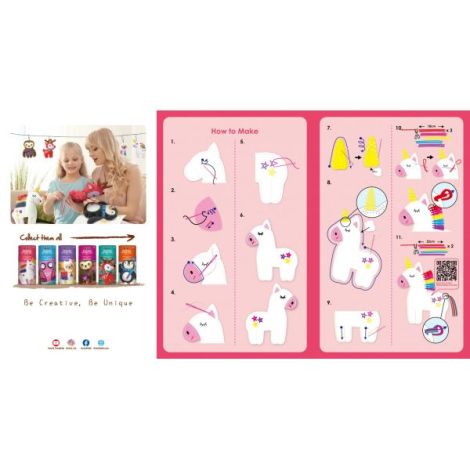 Set Cusut Unicorn Avenir | Jucarie DIY Creativa - imagine 4