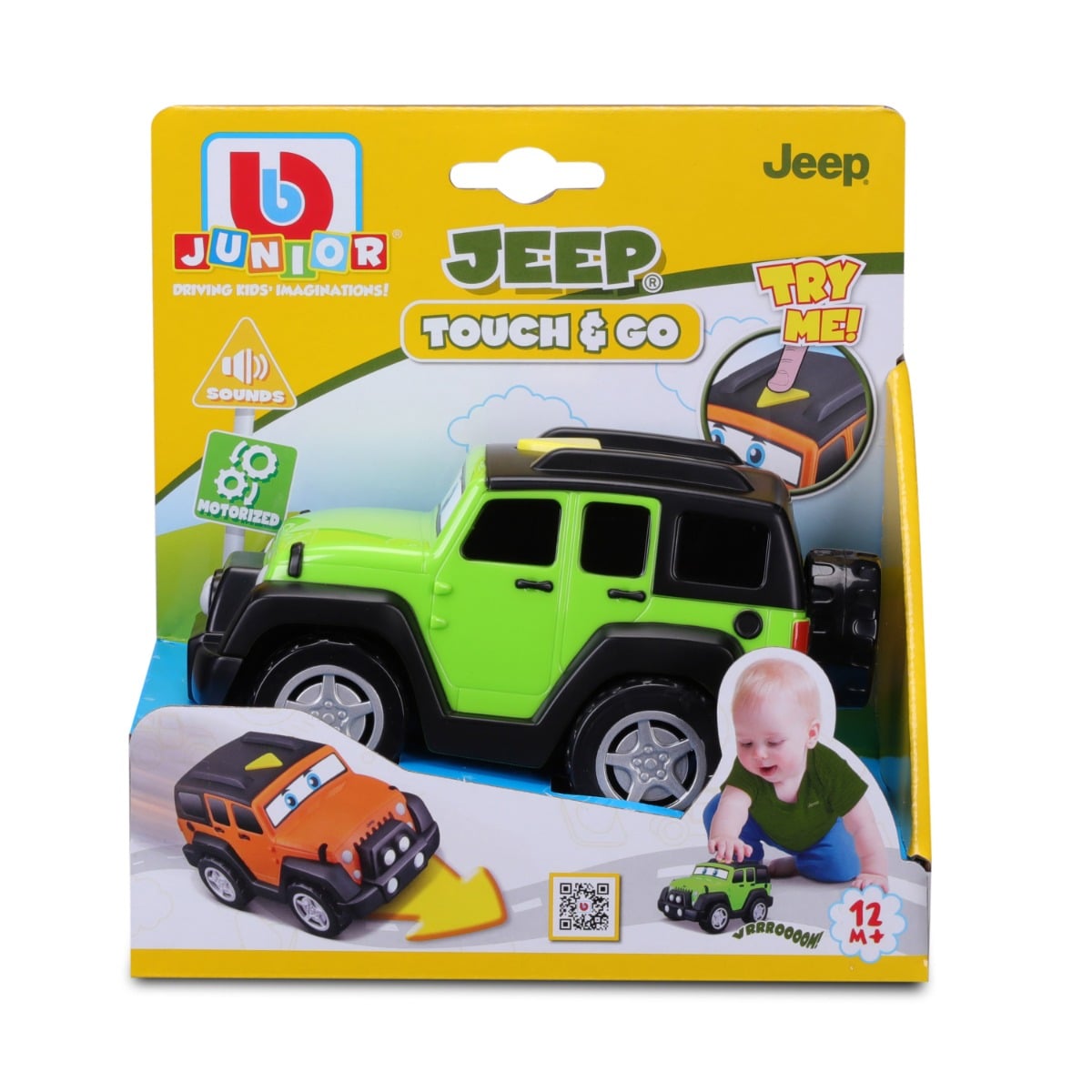 Masinuta Jeep Touch And Go Bburago Junior, Verde