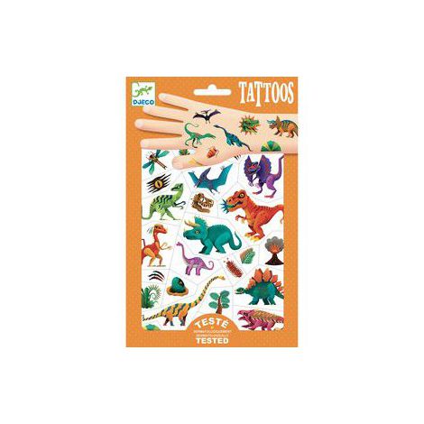 Tatuaje Metalice Djeco Dinozauri | Sigure și Non-toxice