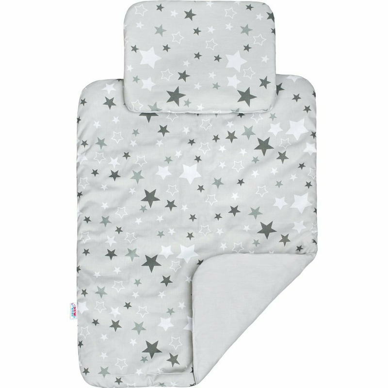 Set New Baby Baby Nest cu Păturică și Pernuță - imagine 3