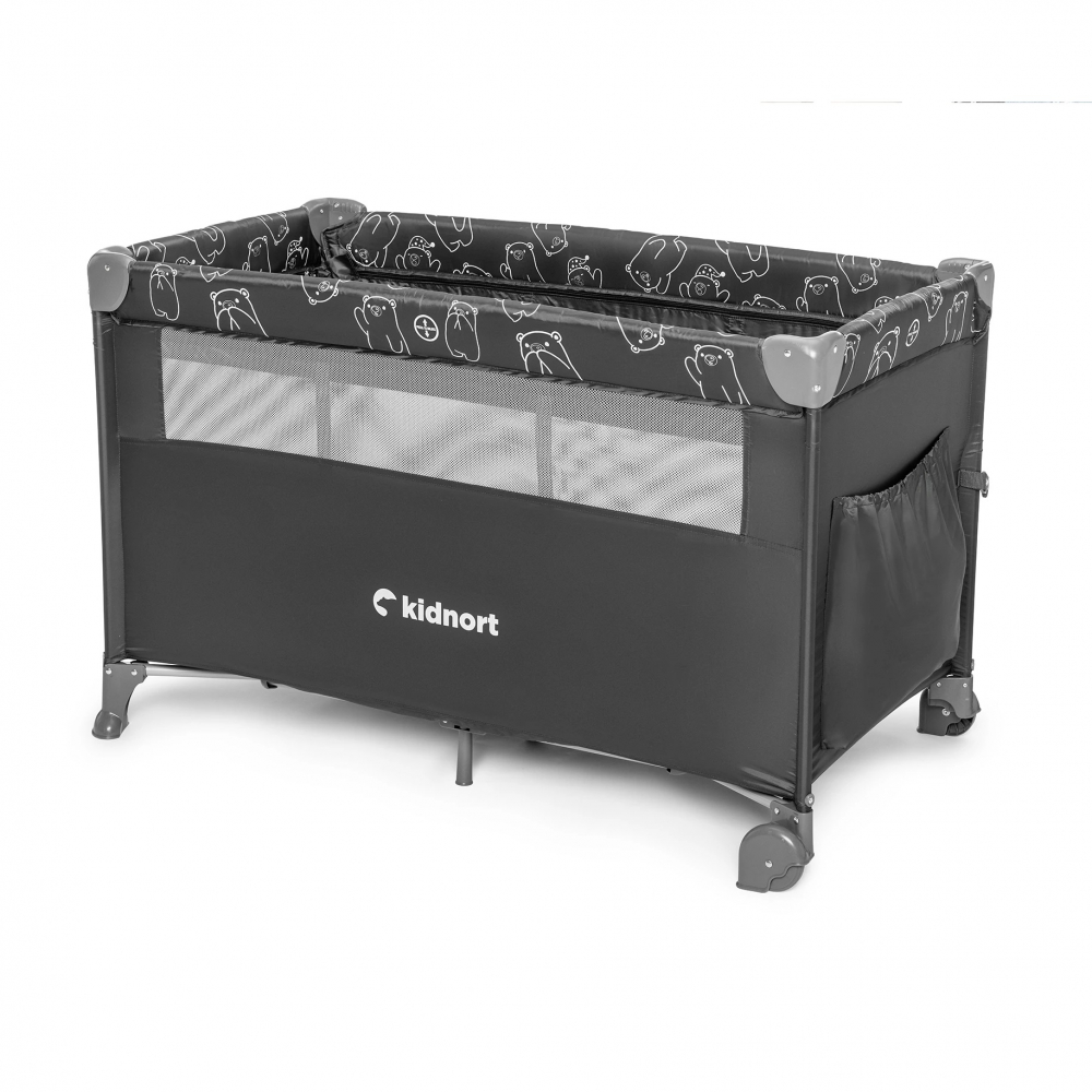 Patut Călătorie Kidnort 3 în 1 Dark Grey - imagine 7