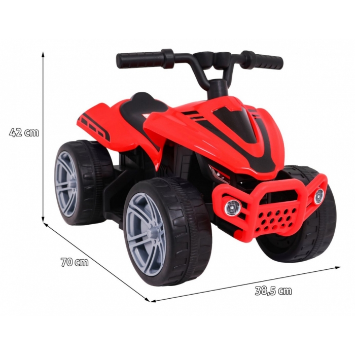 ATV Electric Ramiz Little Monster Rosu - imagine 5