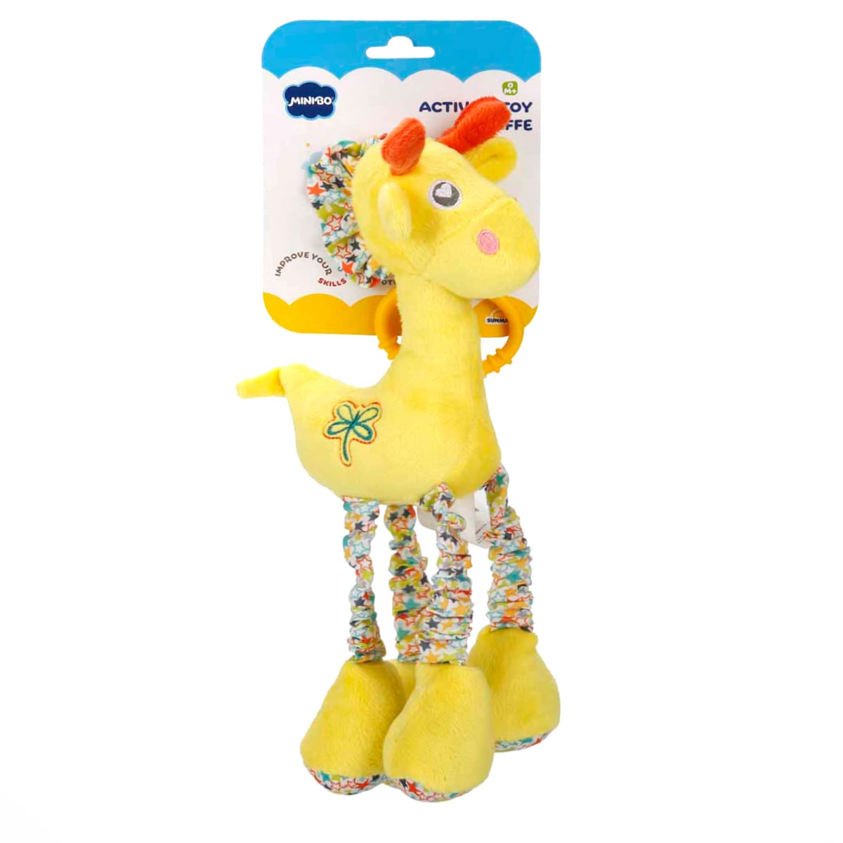 Jucărie Bebelusi Minibo Girafa Activități