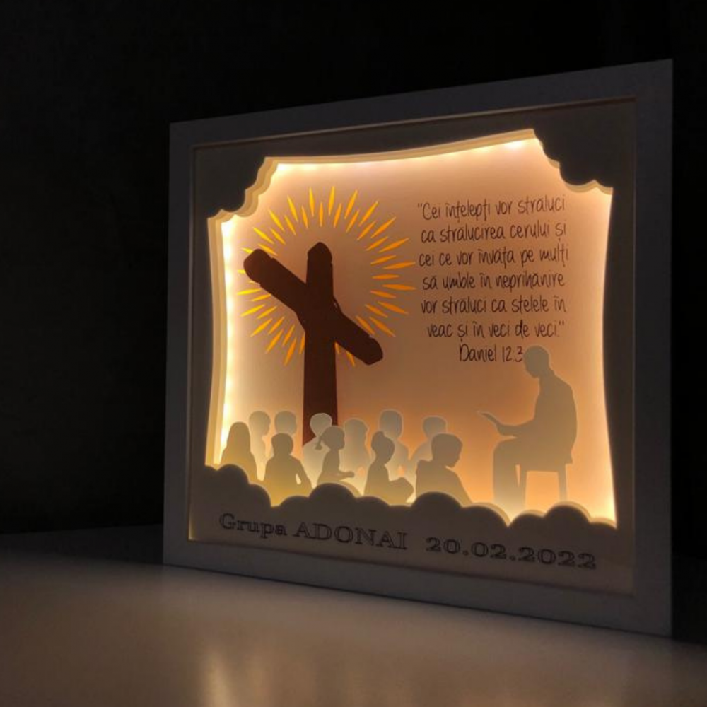 Tablou Luminos Profesor 002 | Deco Magică Noorhandmadeatelier