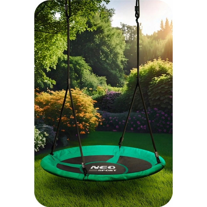Leagan cuib Neo-Sport XXL Verde, 110cm