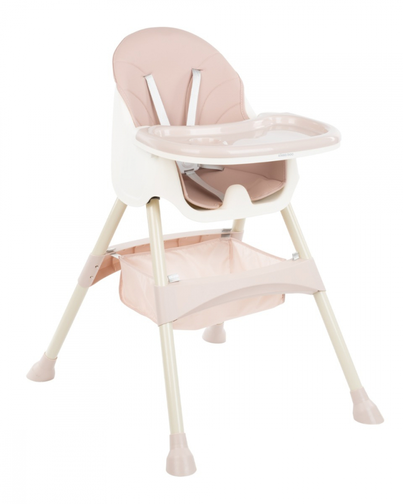 Scaun de masă KikkaBoo 2 în 1 Brie Pink, Pliabil - imagine 8