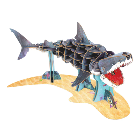 Puzzle 3D Rechin ECO Mieredu Educativ - imagine 4