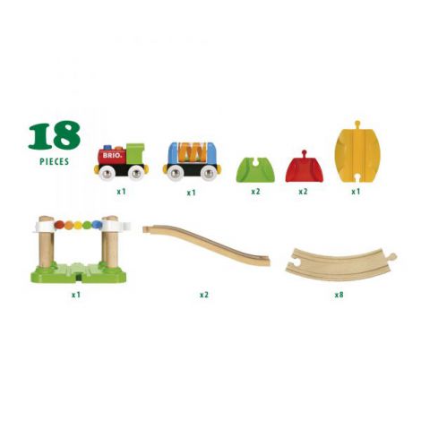 BRIO Primul Set Trenulete 33727 | Joc Lemn - imagine 8