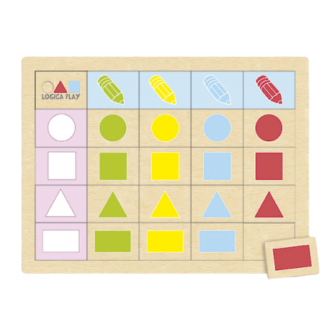 Set 4 Jocuri Montessori Logic1 Akros | Educație