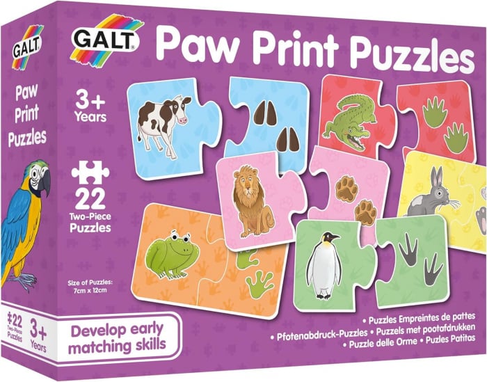 Puzzle educativ Galt - Animale și urme