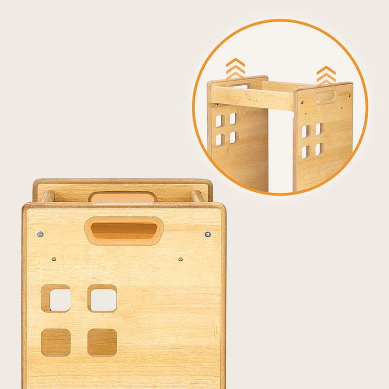 Turn Montessori Lionelo Cass Alb | 3 trepte - imagine 5