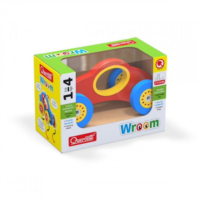 Mașinuța Quercetti Wroom F1 | Jucărie Educativă